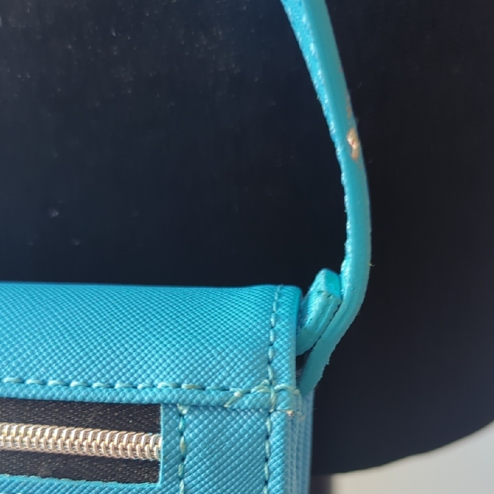 Stylish Blue Crossbody Bag with Dog Design - Picture 5 of 8